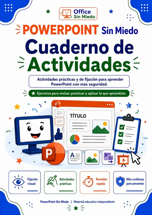Página del curso Office Sin Miedo: PowerPoint: cuaderno de actividades