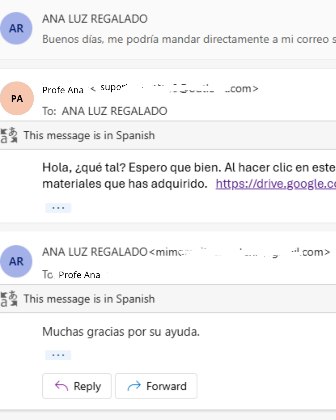 Testimonio de estudiante 1