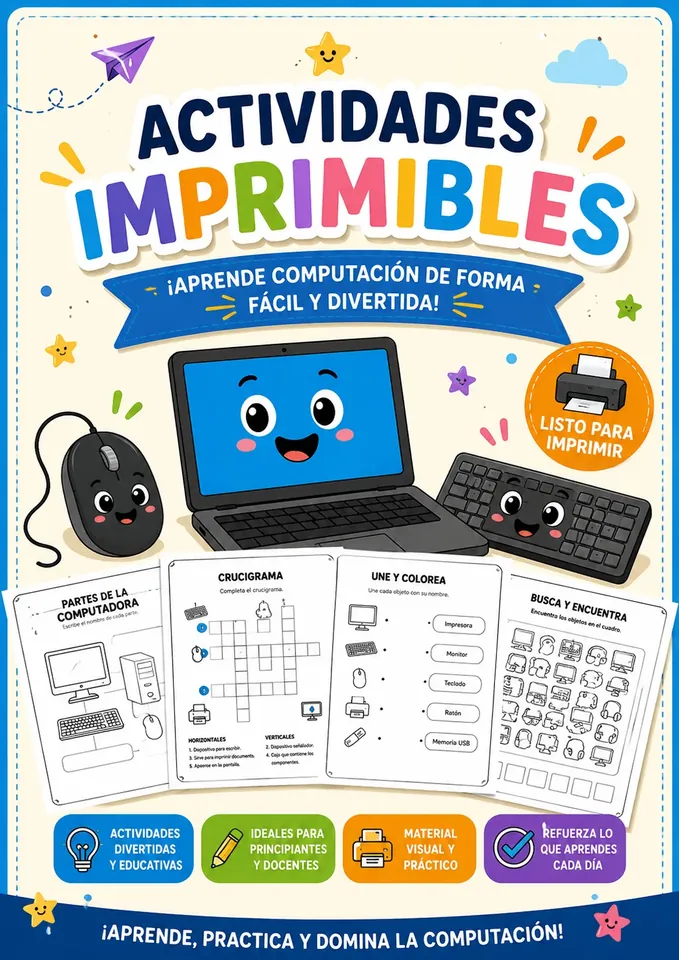 Página del material: Actividades imprimibles